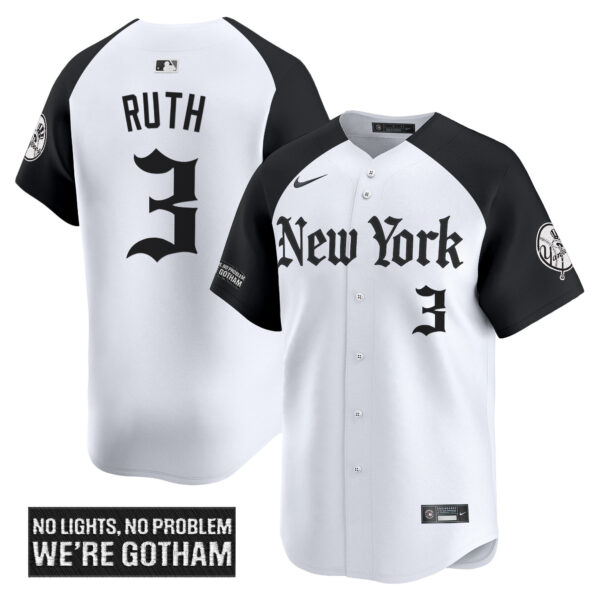 Men's New York Yankees 'Gothic Legacy Edition' Vapor Premier Limited Jersey - All Stitched - Image 19