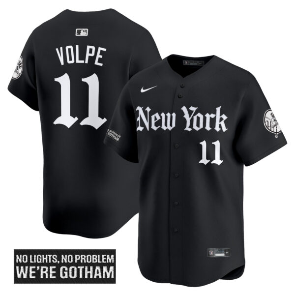 Men's New York Yankees 'Gothic Legacy Edition' Vapor Premier Limited Jersey - All Stitched - Image 2