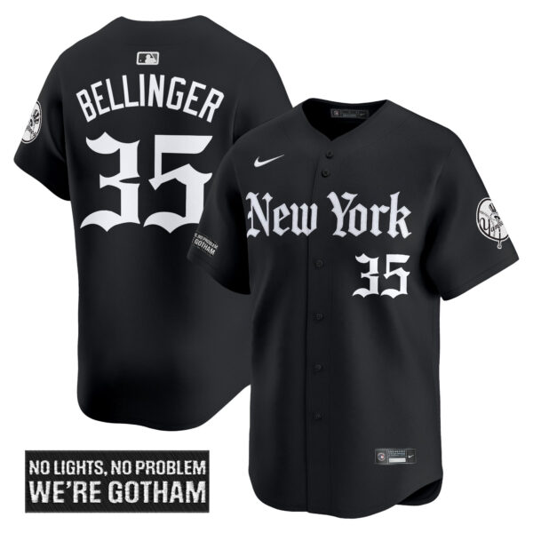 Men's New York Yankees 'Gothic Legacy Edition' Vapor Premier Limited Jersey - All Stitched - Image 4