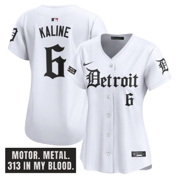 Women's Detroit Tigers 'Motor Gothic Edition' Vapor Premier Limited Jersey - All Stitched - Image 17