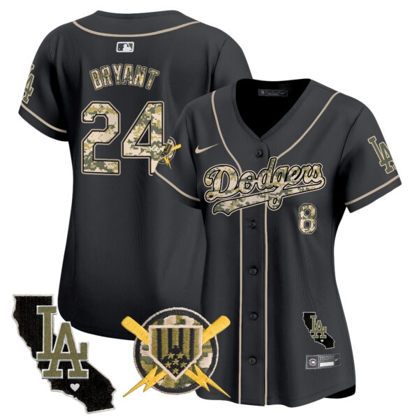 Women's Dodgers Armed Forces Day Vapor Premier Limited Jersey - All Stitched - Image 27