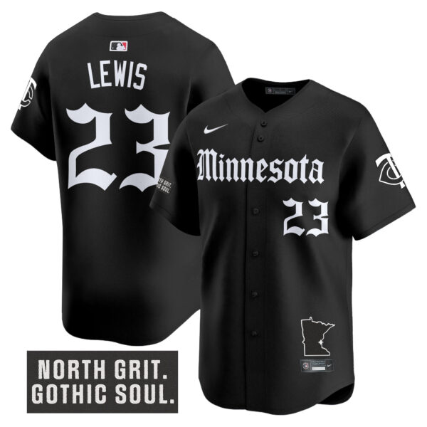 Men's Minnesota Twins 'Gothic North Edition' Vapor Premier Limited Jersey - All Stitched - Image 7