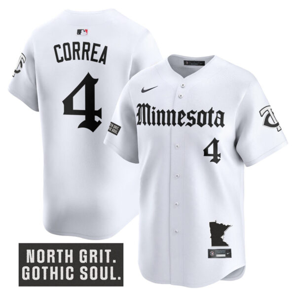 Men's Minnesota Twins 'Gothic North Edition' Vapor Premier Limited Jersey - All Stitched - Image 11