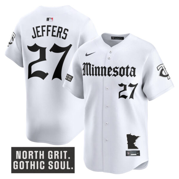 Men's Minnesota Twins 'Gothic North Edition' Vapor Premier Limited Jersey - All Stitched - Image 14