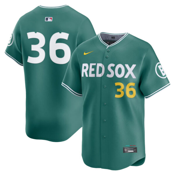 Boston Red Sox 2025 City Connect Vapor Premier Limited Jersey V3 - All Stitched - Image 5