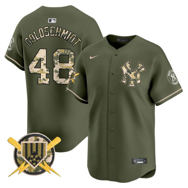 Men's New York Yankees Armed Forces Day Vapor Premier Limited Jersey - All Stitched - Image 7
