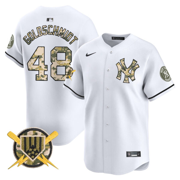 Men's New York Yankees Armed Forces Day Vapor Premier Limited Jersey - All Stitched - Image 23