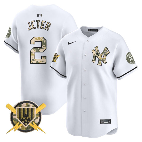 Men's New York Yankees Armed Forces Day Vapor Premier Limited Jersey - All Stitched - Image 21