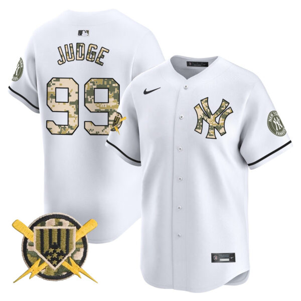 Men's New York Yankees Armed Forces Day Vapor Premier Limited Jersey - All Stitched - Image 17