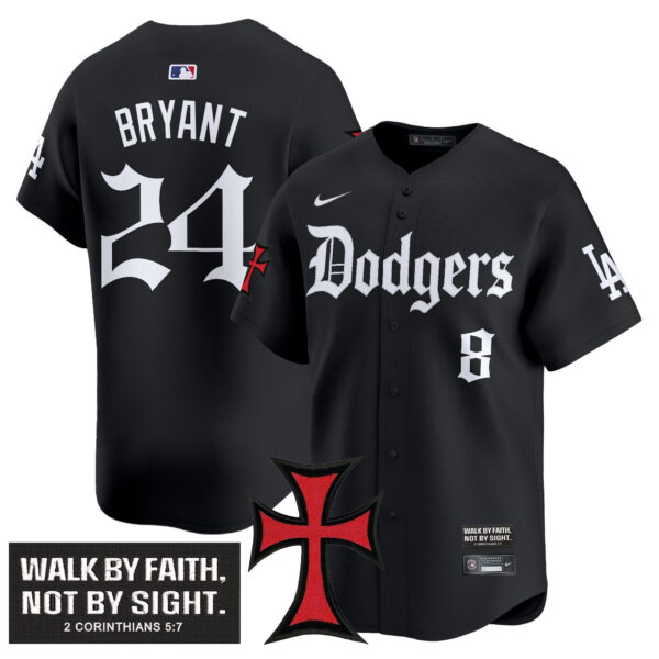 Men's Dodgers 'Faith & Glory Edition' Vapor Premier Limited Jersey - All Stitched - Image 8