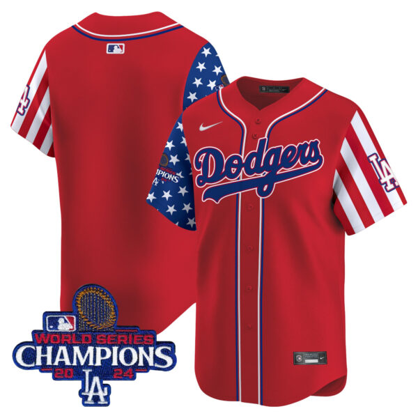 Men's Dodgers 2025 Independence Day Vapor Premier Limited Jersey - All Stitched - Image 20
