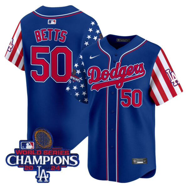 Men's Dodgers 2025 Independence Day Vapor Premier Limited Jersey - All Stitched - Image 26