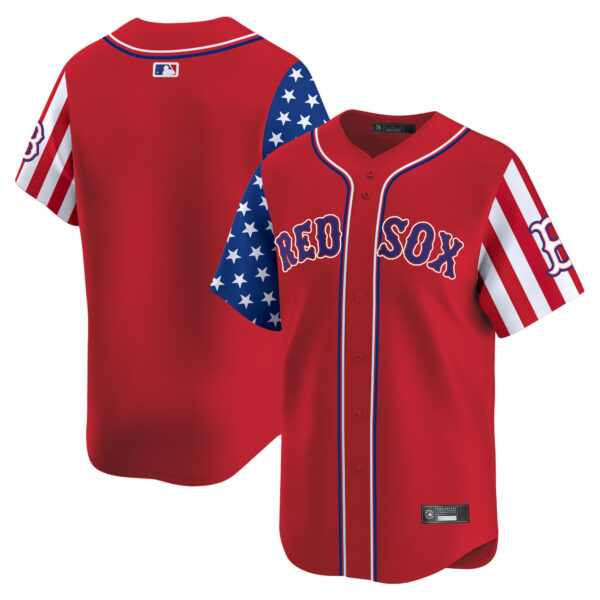 Men's Boston Red Sox 2025 Independence Day Vapor Premier Limited Jersey - All Stitched - Image 18