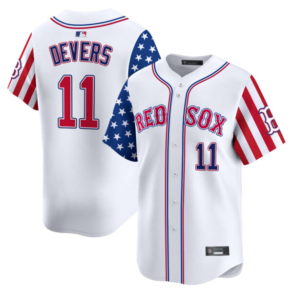Men's Boston Red Sox 2025 Independence Day Vapor Premier Limited Jersey - All Stitched - Image 3