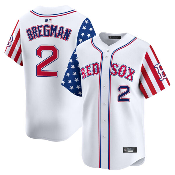 Men's Boston Red Sox 2025 Independence Day Vapor Premier Limited Jersey - All Stitched - Image 2