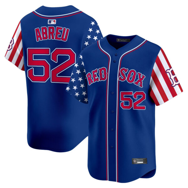 Men's Boston Red Sox 2025 Independence Day Vapor Premier Limited Jersey - All Stitched - Image 19