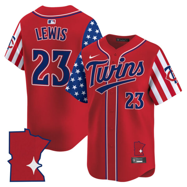 Men's Minnesota Twins 2025 Independence Day Vapor Premier Limited Jersey - All Stitched - Image 15