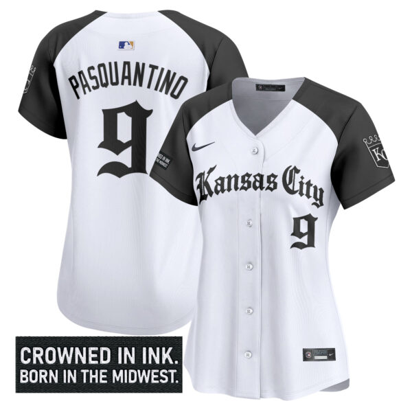 Women's Kansas City Royals 'Gothic Crown Edition' Vapor Premier Limited Jersey - All Stitched - Image 22