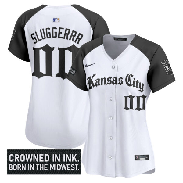Women's Kansas City Royals 'Gothic Crown Edition' Vapor Premier Limited Jersey - All Stitched - Image 21