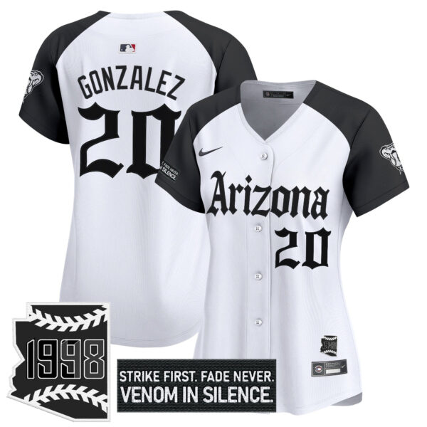 Women's Arizona Diamondbacks 'Gothic Desert Fang Edition' Vapor Premier Limited Jersey - All Stitched - Image 29