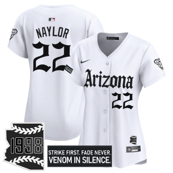 Women's Arizona Diamondbacks 'Gothic Desert Fang Edition' Vapor Premier Limited Jersey - All Stitched - Image 14