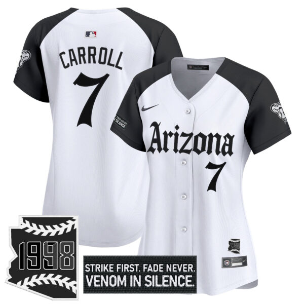 Women's Arizona Diamondbacks 'Gothic Desert Fang Edition' Vapor Premier Limited Jersey - All Stitched - Image 21