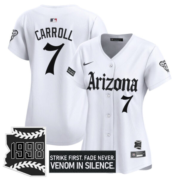 Women's Arizona Diamondbacks 'Gothic Desert Fang Edition' Vapor Premier Limited Jersey - All Stitched - Image 11