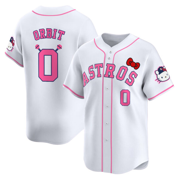 Men's Houston Astros Hello Kitty Vapor Premier Limited Jersey V2 - All Stitched - Image 16