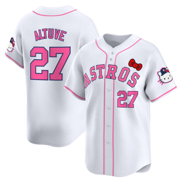 Men's Houston Astros Hello Kitty Vapor Premier Limited Jersey V2 - All Stitched - Image 12