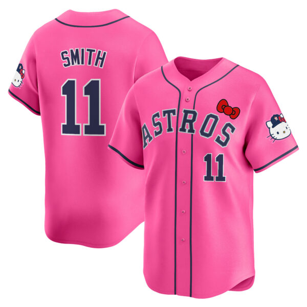 Men's Houston Astros Hello Kitty Vapor Premier Limited Jersey V2 - All Stitched - Image 9