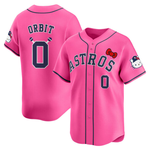 Men's Houston Astros Hello Kitty Vapor Premier Limited Jersey V2 - All Stitched - Image 6