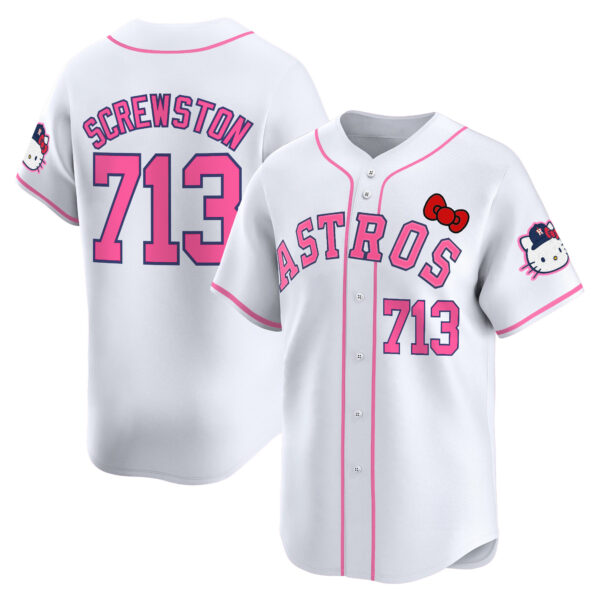 Men's Houston Astros Hello Kitty Vapor Premier Limited Jersey V2 - All Stitched - Image 17