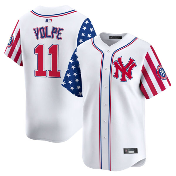 Men's New York Yankees 2025 Independence Day Vapor Premier Limited Jersey - All Stitched - Image 2
