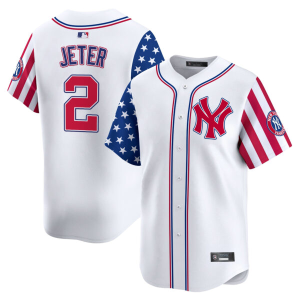 Men's New York Yankees 2025 Independence Day Vapor Premier Limited Jersey - All Stitched - Image 5