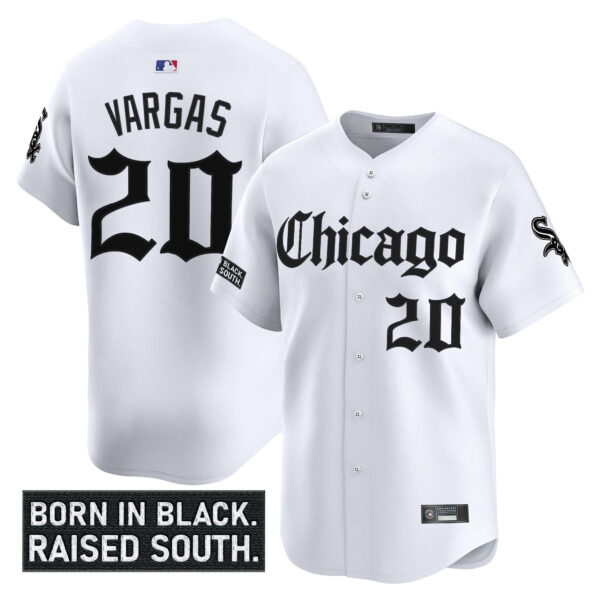 Men's Chicago White Sox 'Gothic South Side Edition' Vapor Premier Limited Jersey - All Stitched - Image 13