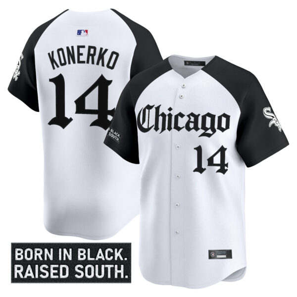 Men's Chicago White Sox 'Gothic South Side Edition' Vapor Premier Limited Jersey - All Stitched - Image 26