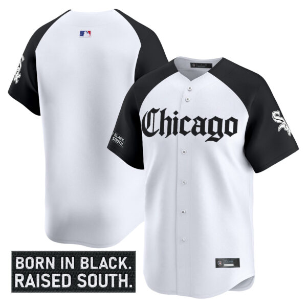 Men's Chicago White Sox 'Gothic South Side Edition' Vapor Premier Limited Jersey - All Stitched - Image 30