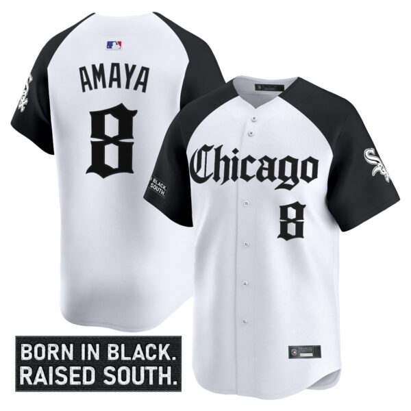 Men's Chicago White Sox 'Gothic South Side Edition' Vapor Premier Limited Jersey - All Stitched - Image 27
