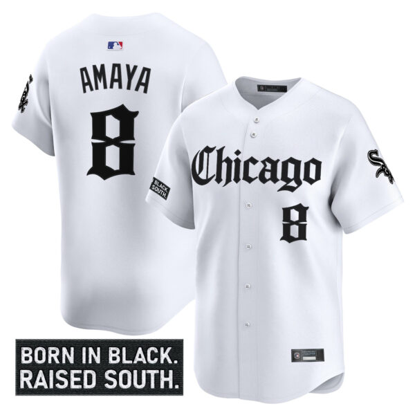 Men's Chicago White Sox 'Gothic South Side Edition' Vapor Premier Limited Jersey - All Stitched - Image 17