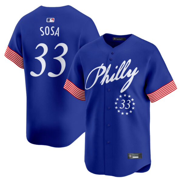 Men's Philadelphia Phillies 2025 Independence Day Vapor Premier Limited Jersey V2 - All Stitched - Image 2