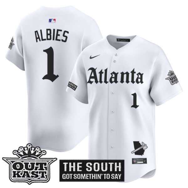Men's Atlanta Braves 'Gothic South x Outkast Edition' Vapor Premier Limited Jersey - All Stitched - Image 20