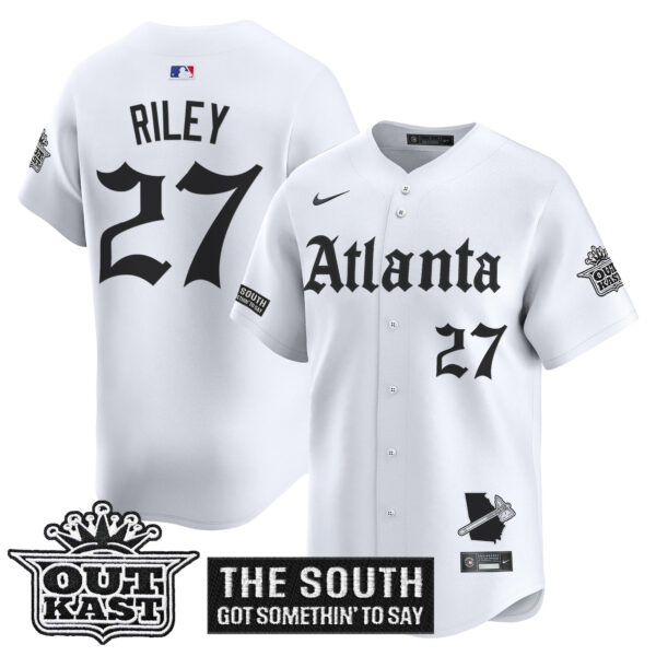 Men's Atlanta Braves 'Gothic South x Outkast Edition' Vapor Premier Limited Jersey - All Stitched - Image 15
