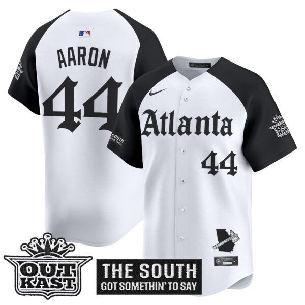Men's Atlanta Braves 'Gothic South x Outkast Edition' Vapor Premier Limited Jersey - All Stitched - Image 34