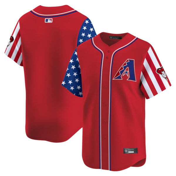 Men's Arizona Diamondbacks 2025 Independence Day Vapor Premier Limited Jersey - All Stitched - Image 18