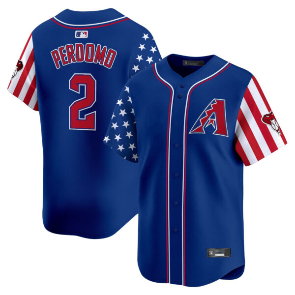 Men's Arizona Diamondbacks 2025 Independence Day Vapor Premier Limited Jersey - All Stitched - Image 20