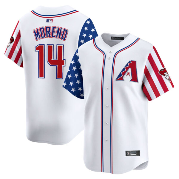 Men's Arizona Diamondbacks 2025 Independence Day Vapor Premier Limited Jersey - All Stitched - Image 4