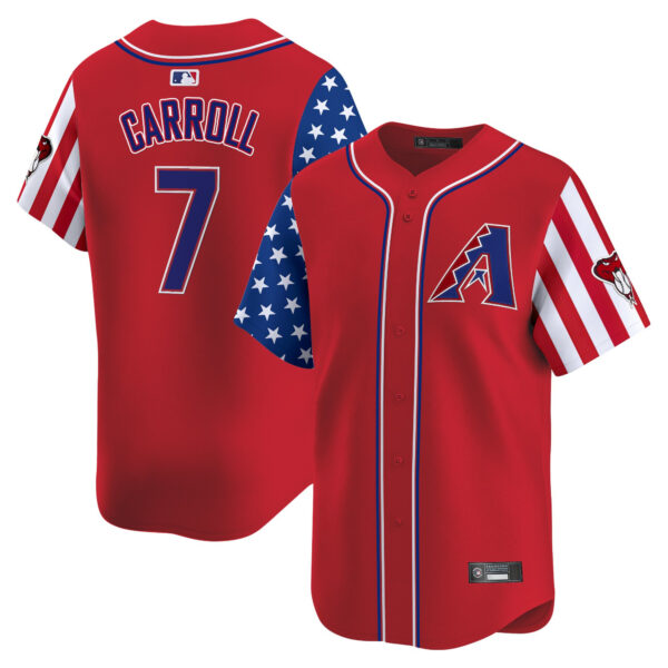 Men's Arizona Diamondbacks 2025 Independence Day Vapor Premier Limited Jersey - All Stitched - Image 10