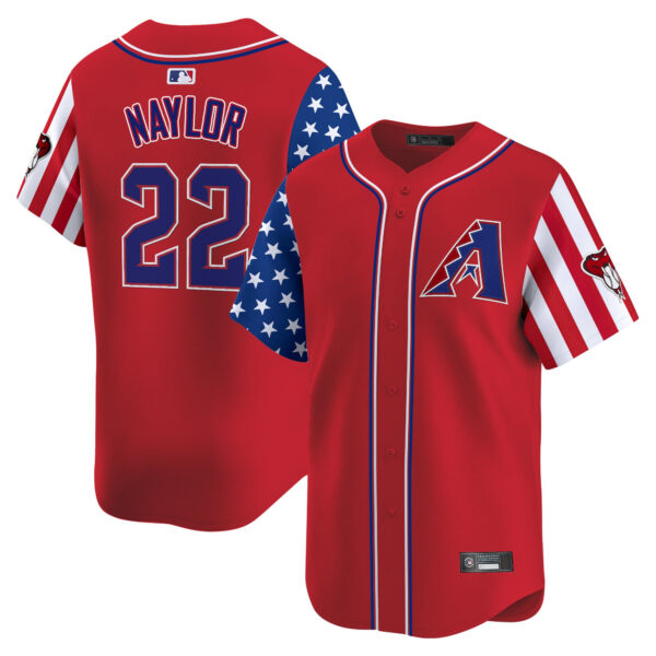 Men's Arizona Diamondbacks 2025 Independence Day Vapor Premier Limited Jersey - All Stitched - Image 12