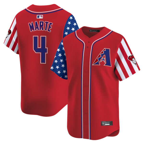 Men's Arizona Diamondbacks 2025 Independence Day Vapor Premier Limited Jersey - All Stitched - Image 15