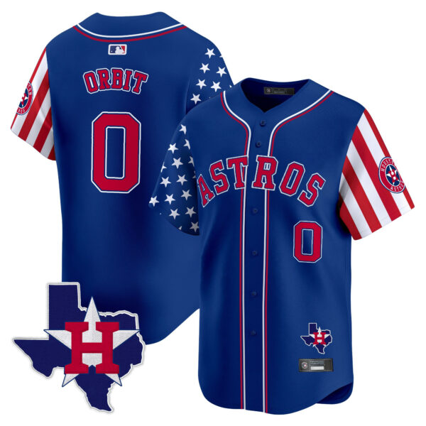 Men's Houston Astros 2025 Independence Day Vapor Premier Limited Jersey - All Stitched - Image 23